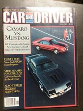 ROAD & TRACK JUNE 1983 KODIAK BMW 325es 1886 BENZ  ALLIANCE GTA CAMRY ALFA 