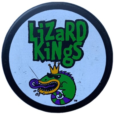 JACKSONVILLE LIZARD KINGS ECHL OFFICIAL GAME PUCK MADE IN CANADA
