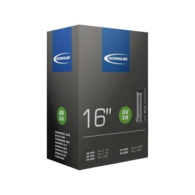 Schwalbe Fahrrad Schlauch AV 3B 16 Zoll 40 mm Ventil Luftdicht Robust