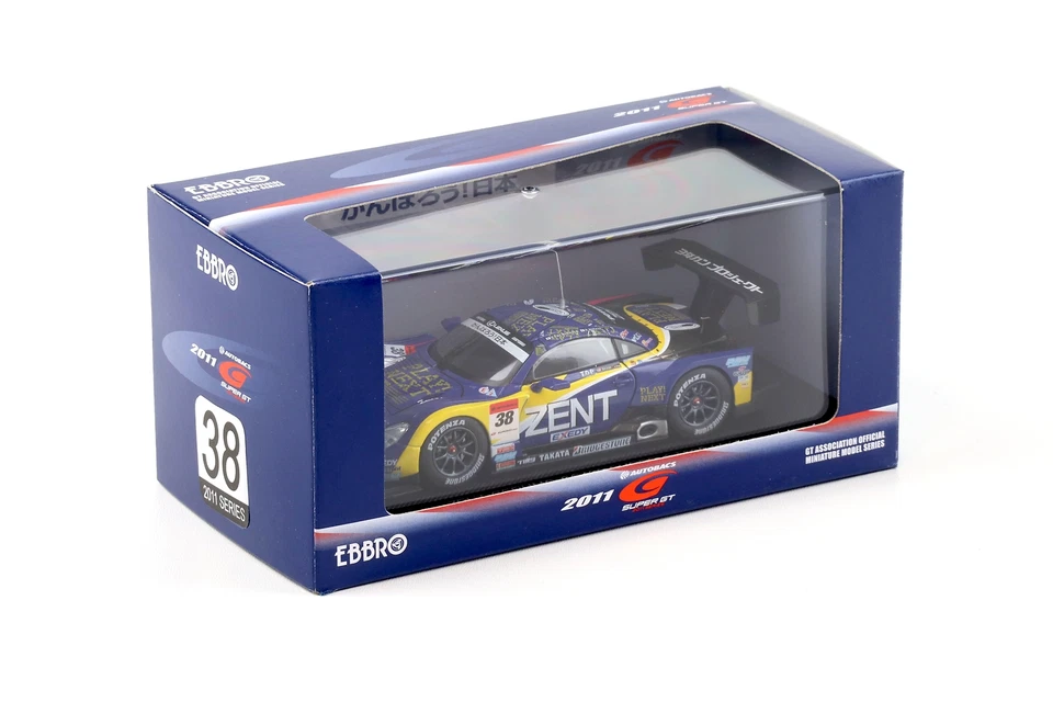 1:43 Ebbro Lexus SC430 Eccellente GT500 Centro Cerumo SC430 2011 #38 Tachikawa - Immagine 3 di 3