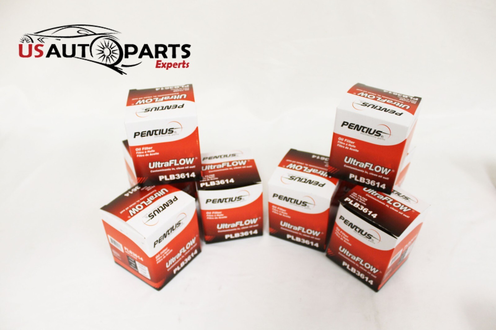 SET OF 8 Engine Oil Filter Pentius PLB3614