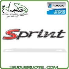 Targhetta Laterale Scritta Posteriore Vespa Sprint 50 125 150 2014-2019 Piaggio