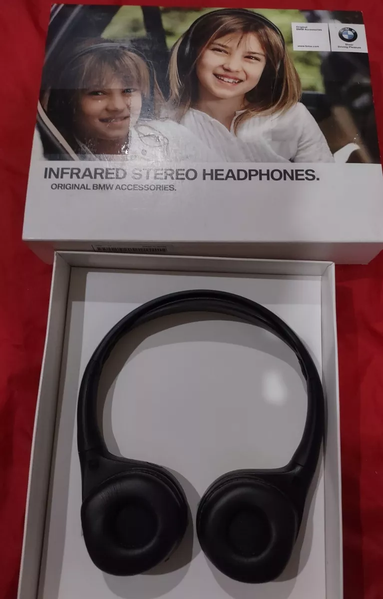 BMW OEM Infrared DVD Tablet Headphones New - Part # 65122310487 