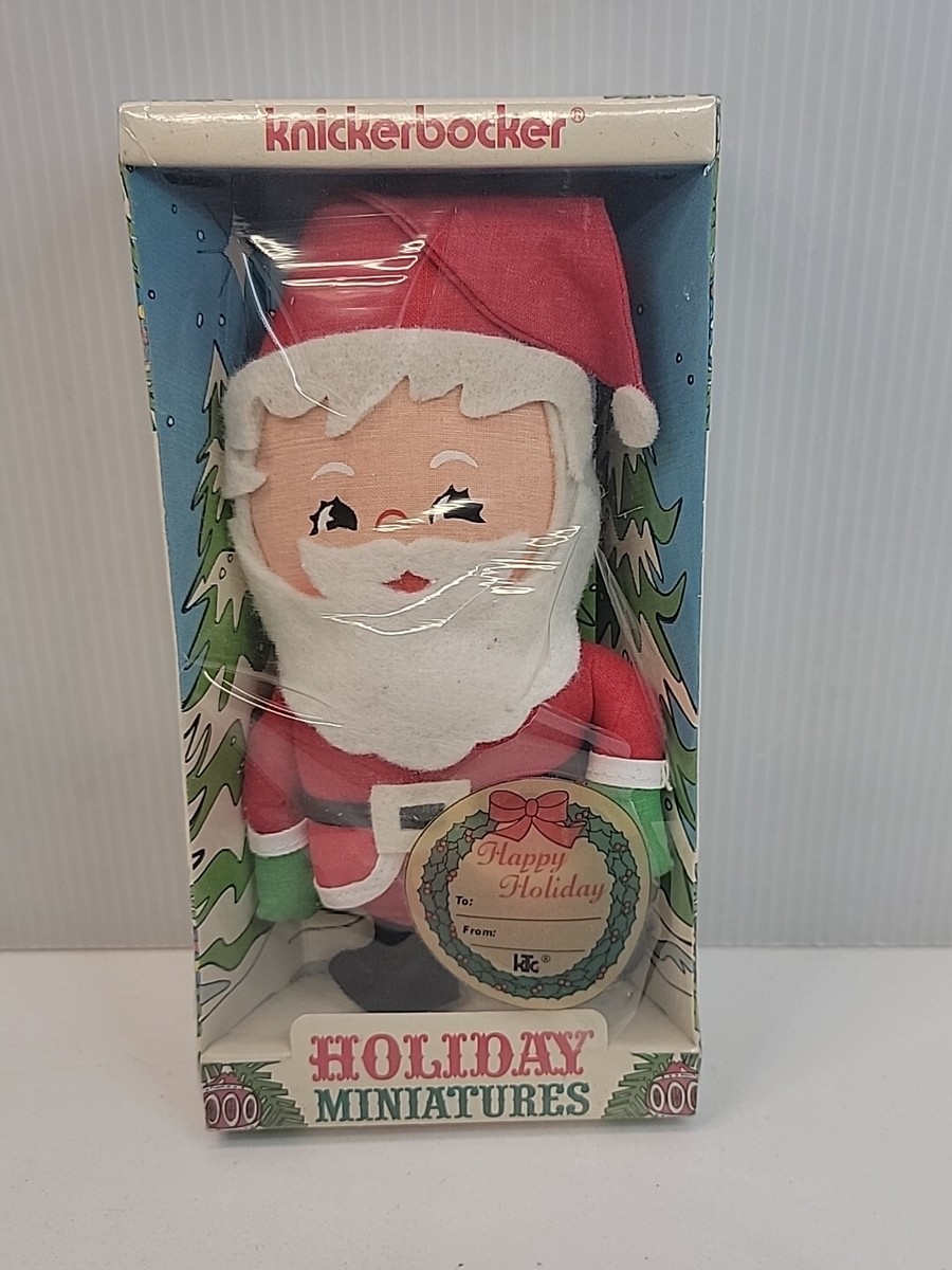 Knickerbocker 1973 Holiday Miniatures Vintage Santa Claus