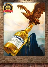 Campari - Italy - Vintage -  11 x 14 Metal Sign