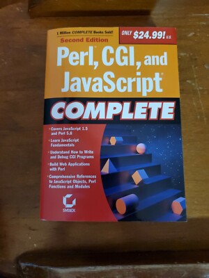 Perl, CGI, and JavaScript Complete (2003, Trade Paperback, Revised edition)