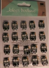 JOLEE'S BOUTIQUE GRADUATION OWL CAP GOWN REPEATS 20 PC STICKERS SCRAPBOOK CRAFT