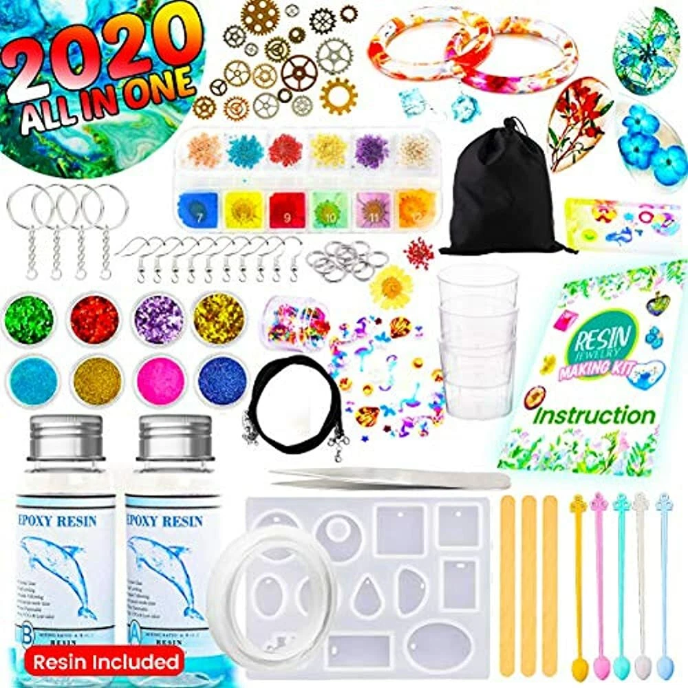 Epoxy Resin Jewelry Making Kit - DIY Kits For Beginners With