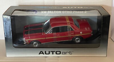 AutoArt/Biante Ford XW Falcon GTHO Phase2 'Candy Apple Red' . 1:18