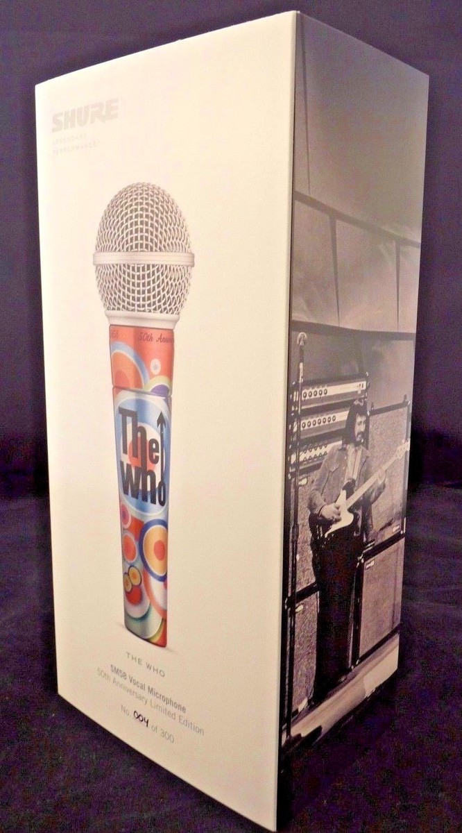 Shure THE WHO DALTREY TOWNSHEND #4 of 10 Signed Limited Edition