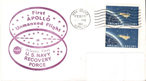 1966 Apollo AS-201 First Saturn-B Rocket Test Launch/Recovery USS Boxer 26 Feb