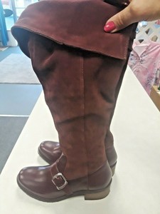 ebay burgundy boots