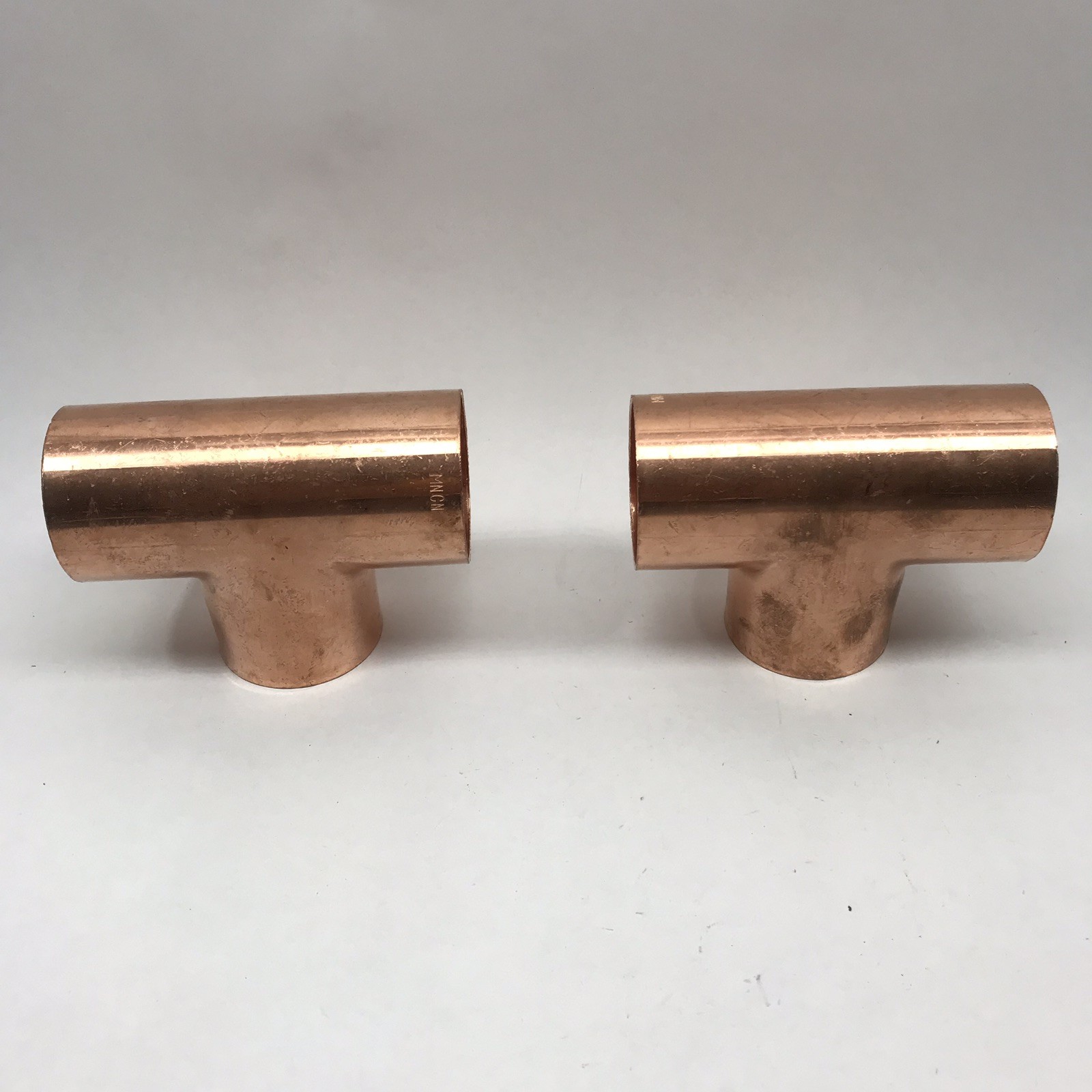 LOT OF 2 MATCO-NORCA (MNCN) 2" C X C X C COPPER TEE FITTING