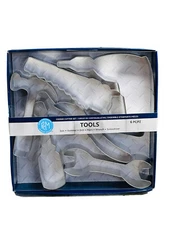  R&M International Construction Tool 6-Piece Cookie Cutter Set, 1-Pack, Metallic