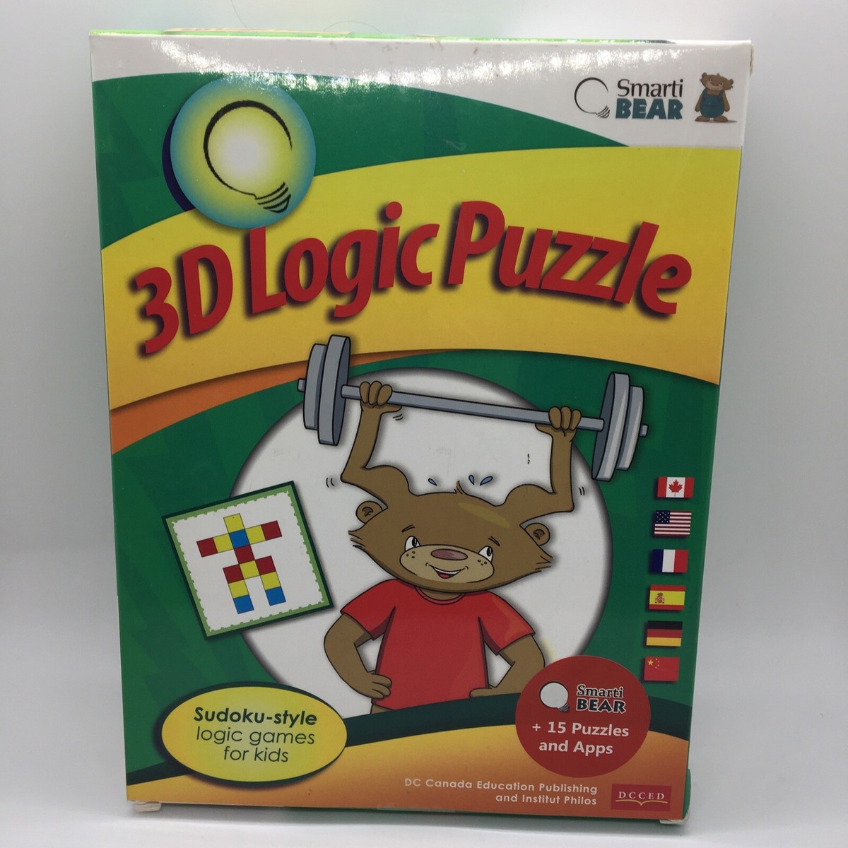 Smarti Bear Game 3D Logic Puzzle Educational Sudoku-Style Kids