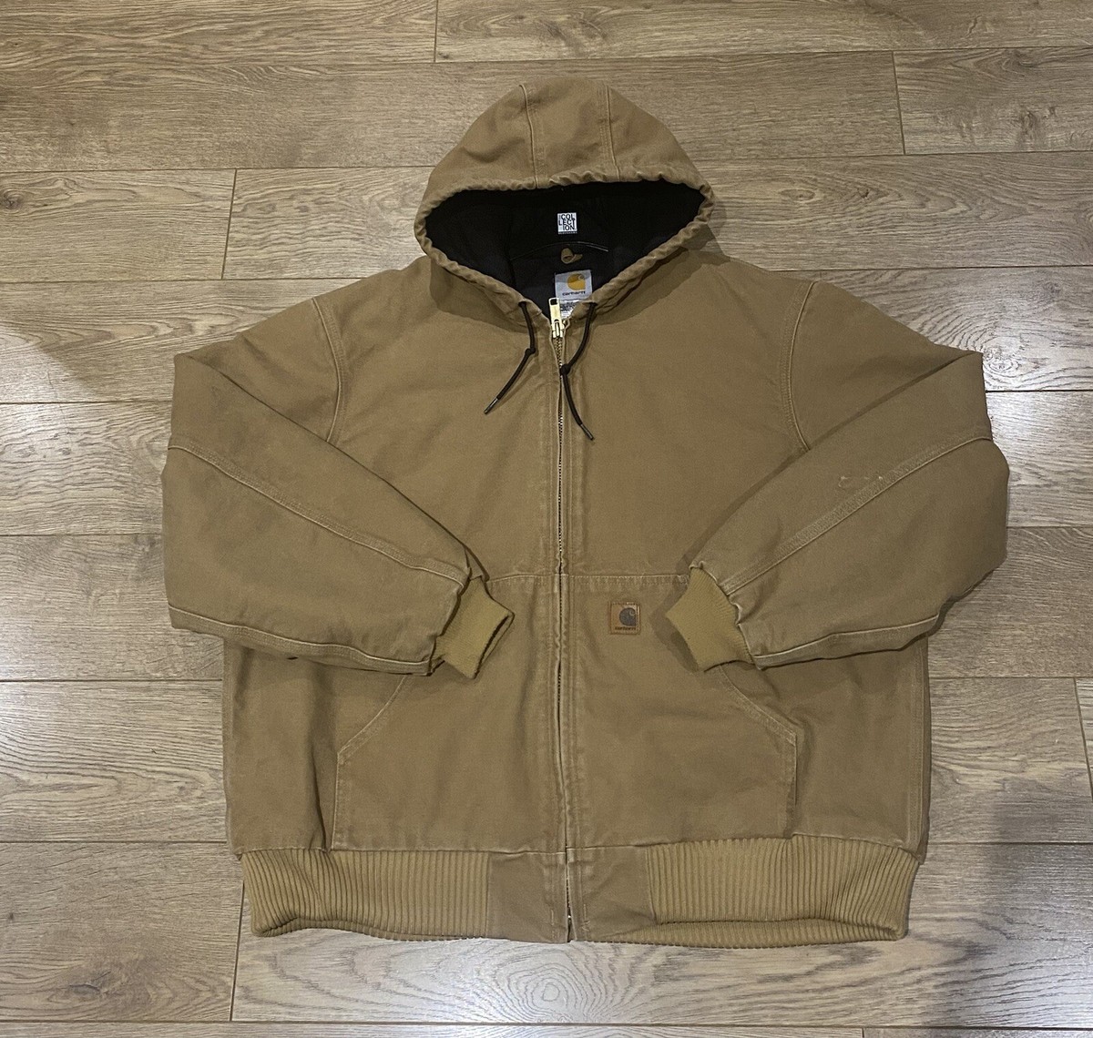 Vintage Carhartt J130 Active Jacket With Thermal Quilted Lining In