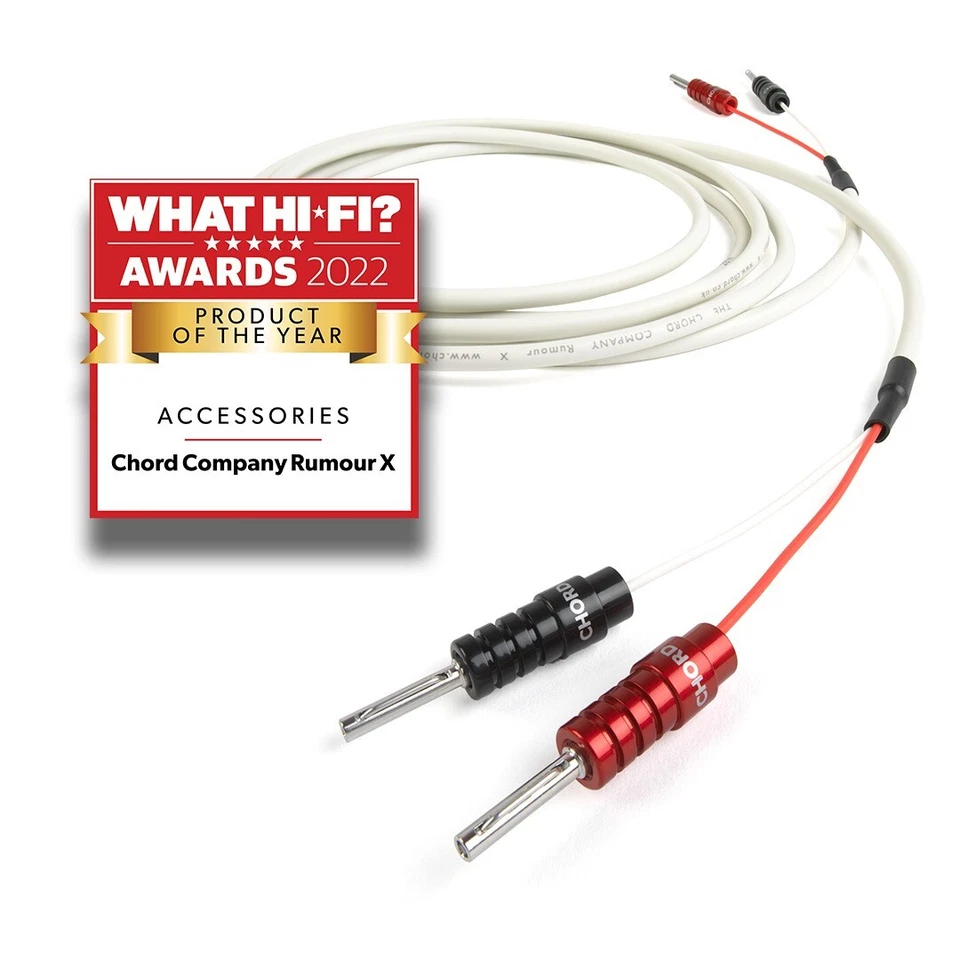 Chord Rumour X Speaker Cable A Pair Terminated Chord Ohmic Plugs - Image 3 of 4