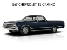 1967 Chevrolet El Camino in Original Look NEW METAL SIGN: 12x16" Free Shipping