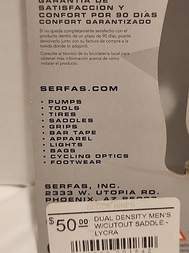 Serfas Sedile Bicicletta Uomo DDM Doppia Densità Sistema Comfort - Foto 12 di 14