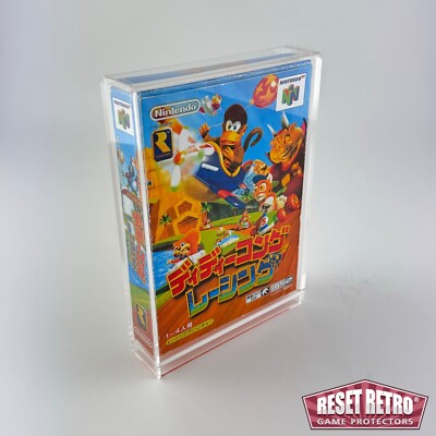 Acryl Box Case passend für japanische Nintendo 64 OVP UV-Schutz Hülle N64