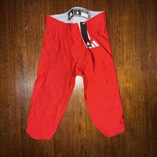 Adidas Youth Boys Football Pants Red Size M Sample Player ID New With Tags