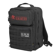 Evangelion NERV Funktionsrucksack Schwarz Abnehmbarer Patch Limited Edition Neu