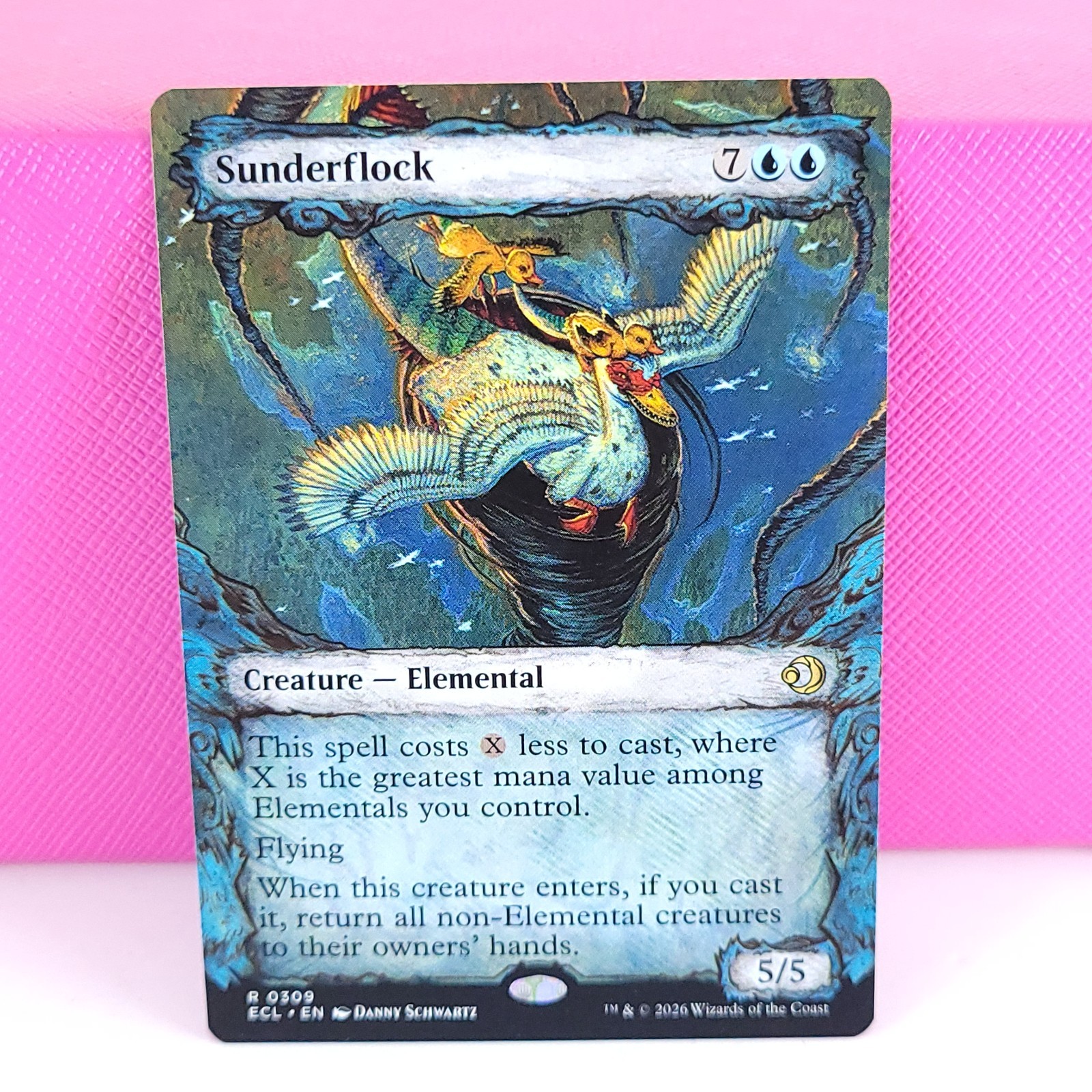 MTG Lorwyn Eclipsed Sunderflock 0309 (Showcase) ECL NM