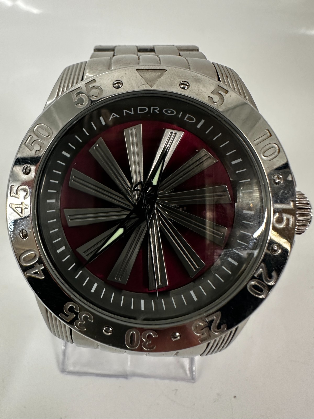 Android Time Machine Automatic Watch 48mm - Red A… - image 2