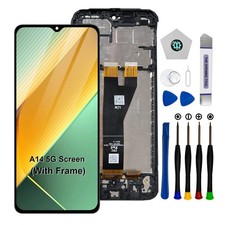 For Samsung Galaxy A14 5G SM-A146U LCD Touch Screen Digitizer Frame Replacement