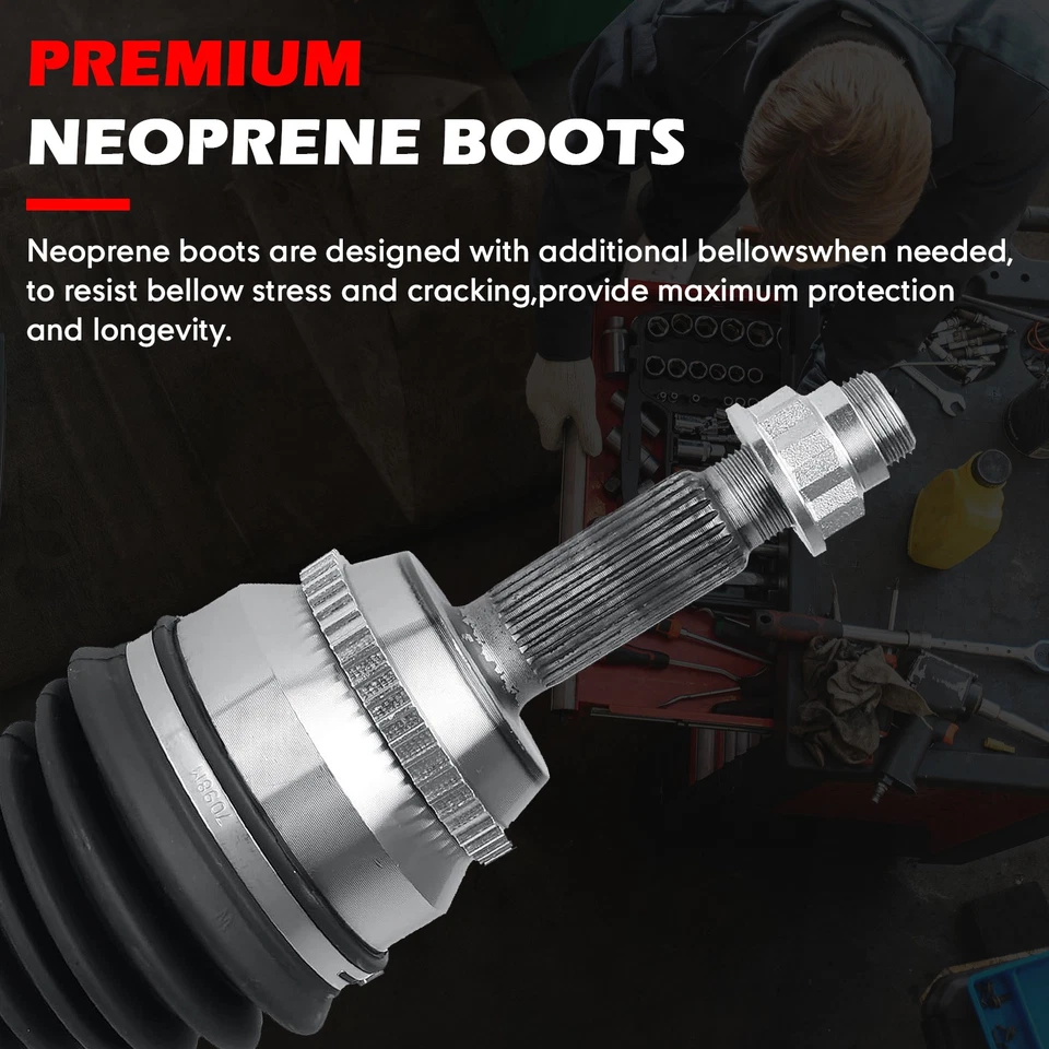 Par de ejes delanteros CV para Toyota Highlander Solara 2002-2009 Camry 2,4 L nuevo Foto 4 de 4