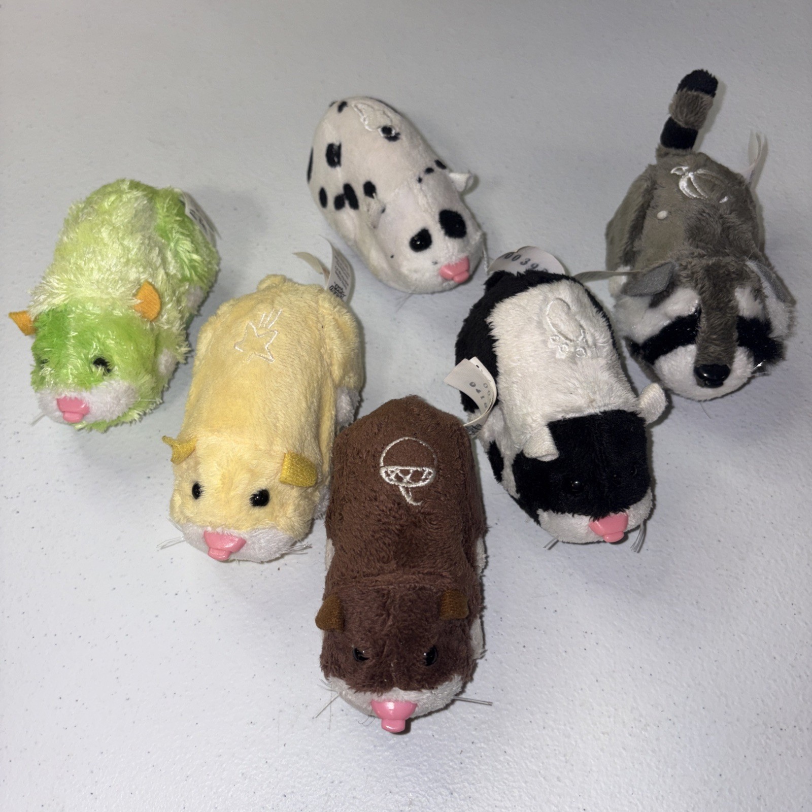 Zhu Zhu Pets Hamsters Mouse Works Lot Of 6 Tested