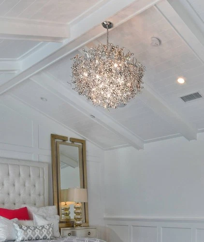 Maxim Comet 25" Wide Chrome and Crystal Chandelier - Picture 5 of 10