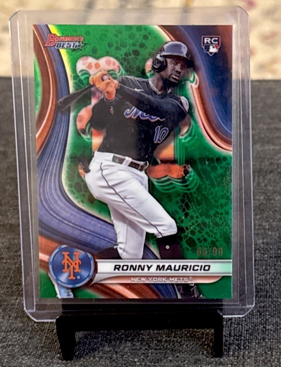 2024 Bowman's Best Ronny Mauricio RC Green Mini-Diamond /99
