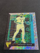 2020-21 Flux Holo Basketball Anthony Davis Lazer Prizm Los Angeles Lakers