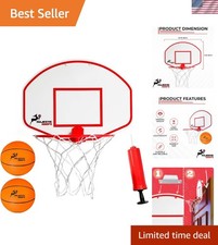 Mini Basketball Hoop - Indoor Basketball Hoop - Durable Plastic Basketball Ho...