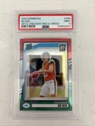 2024 Panini Donruss - Rated Rookie Bo Nix #369 Optic Preview Red & Green Prizm