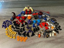 Vintage Tomy starriors wind up robot action figure weapons parts lot japan 1984