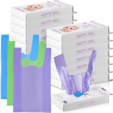 1800 Pcs Baby Disposable Diaper Bags Bulk, Scented Diaper Sacks with Easy Tie...