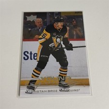 Upper Deck Young Guns Rookie Tristan Broz Penguins 2025-26 Hockey #734