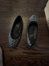 Skechers Memory Foam Ballet Slip Ons Air Cooled Size 8 Womens
