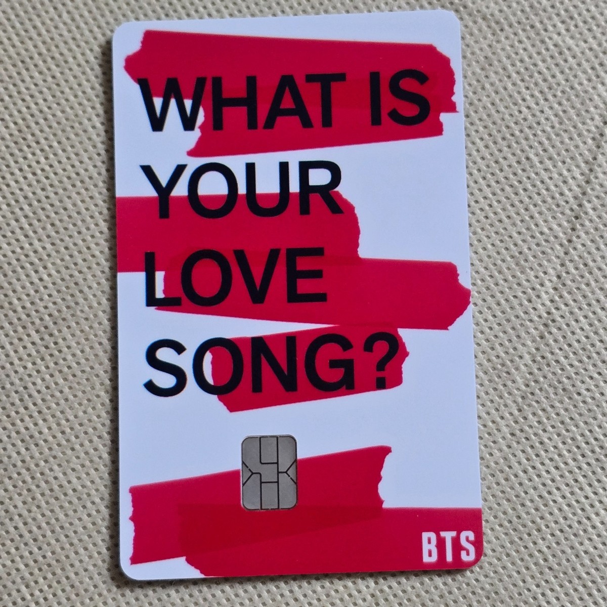 BTS 5TH ALBUM ARIRANG TRANSPORTATION TOP-UP BTS MEMBER SIGNATURE
