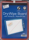 A4 Magnetic Backed Dry Wipe Board With Write On Wipe Of Pen Memo Note Board