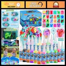 DIY Squishy Maker Kit - Magic Water Gel Toys, 20 Gels 24 Molds, Sensory Fun fo