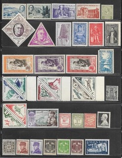 MNH Monaco Europe Packet Lot of 36 Stamps Country Collection mint NH