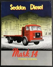 SEDDON DIESEL Mk 14 COMMERCIAL Sales Brochure MAR 1957 GOODS Tipper TRACTOR