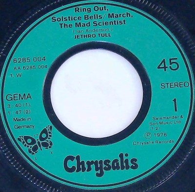 Jethro Tull   Ring Out, Solstice Bells - EP 1976