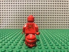 LEGO Ninjago NRG Kai Minifigure 9591 Used w/ Cracked Torso