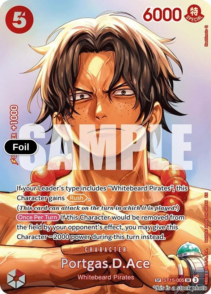 Portgas.D.Ace ST15-005 The Time of Battle for sale | eBay