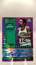 NBA - 2013-14 Select - Fred Brown #10 - Top Selections Jersey Purple /99 #'d