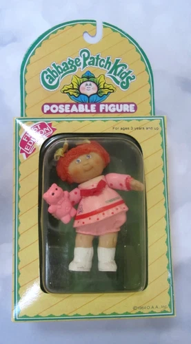SEALED VINTAGE PINK GIRL BEAR CABBAGE PATCH KIDS 1ST ED POSEABLE FIGURE BOXED